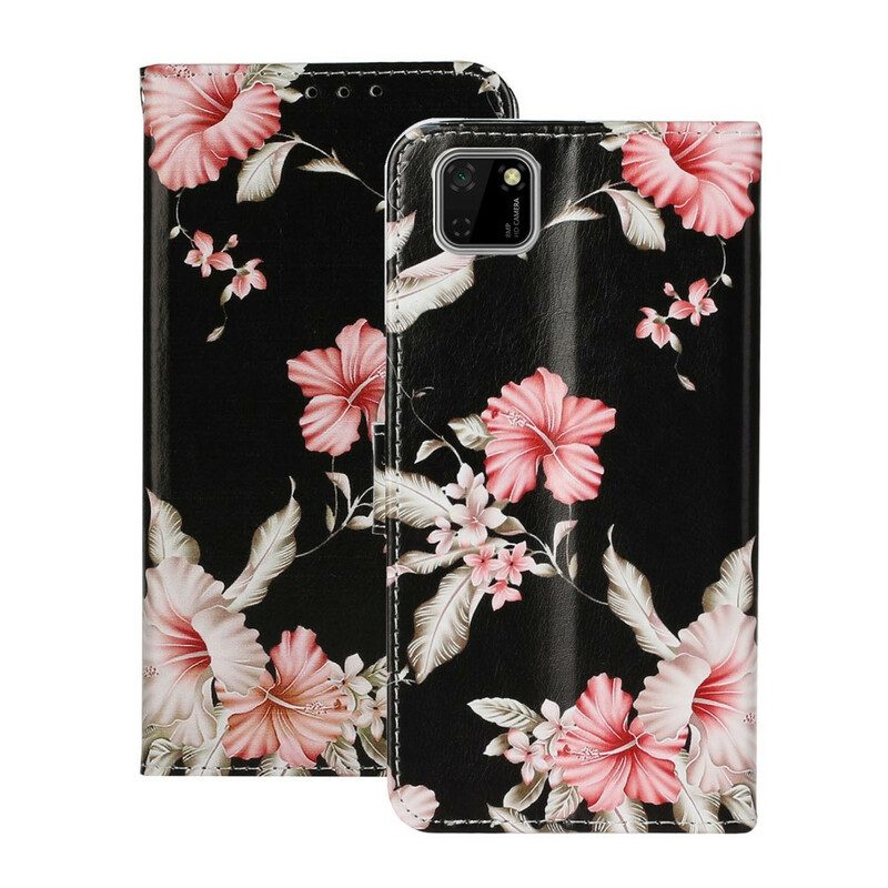 Flip Case voor Huawei Y5p Talloze Bloemen