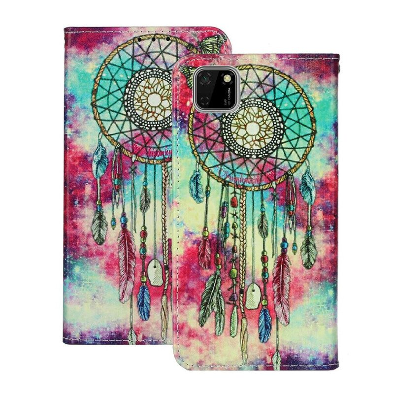 Folio-hoesje voor Huawei Y5p Betoverde Mandala