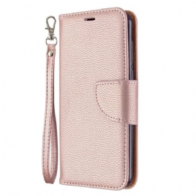 Folio-hoesje voor Huawei Y5p Flip Case Lychee Rabat Schuin