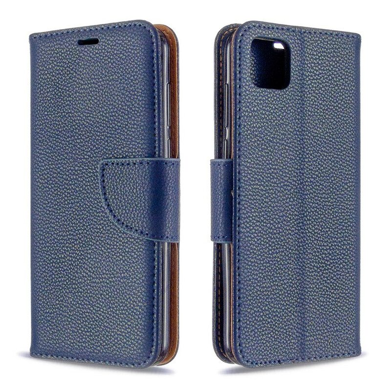 Folio-hoesje voor Huawei Y5p Flip Case Lychee Rabat Schuin