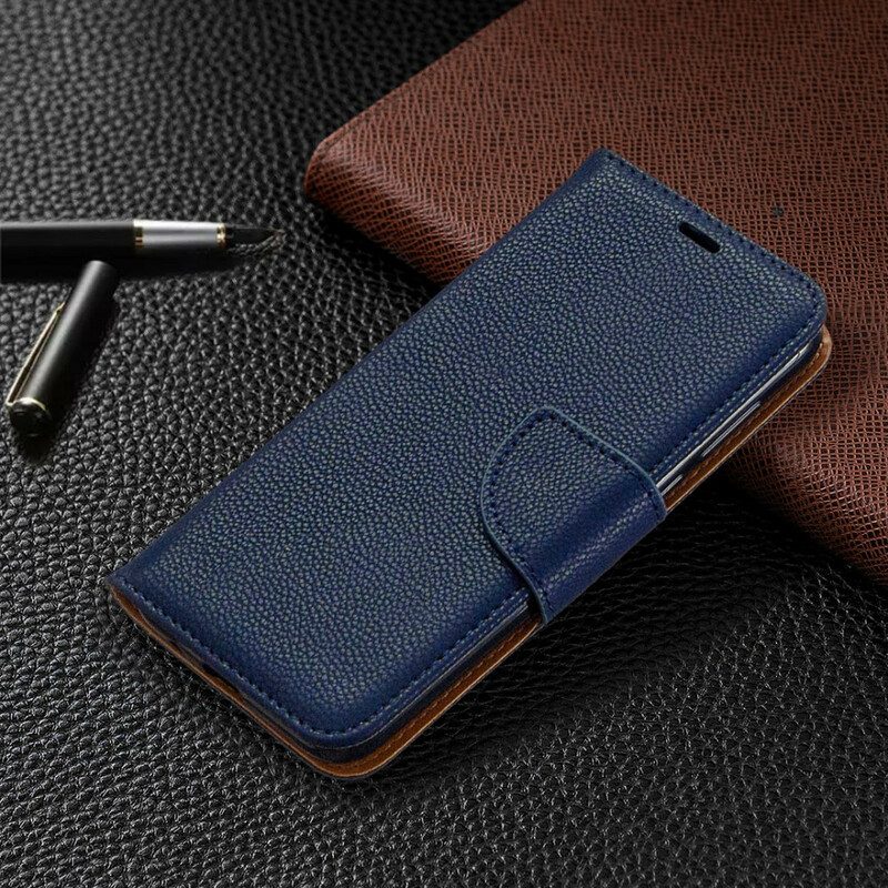 Folio-hoesje voor Huawei Y5p Flip Case Lychee Rabat Schuin