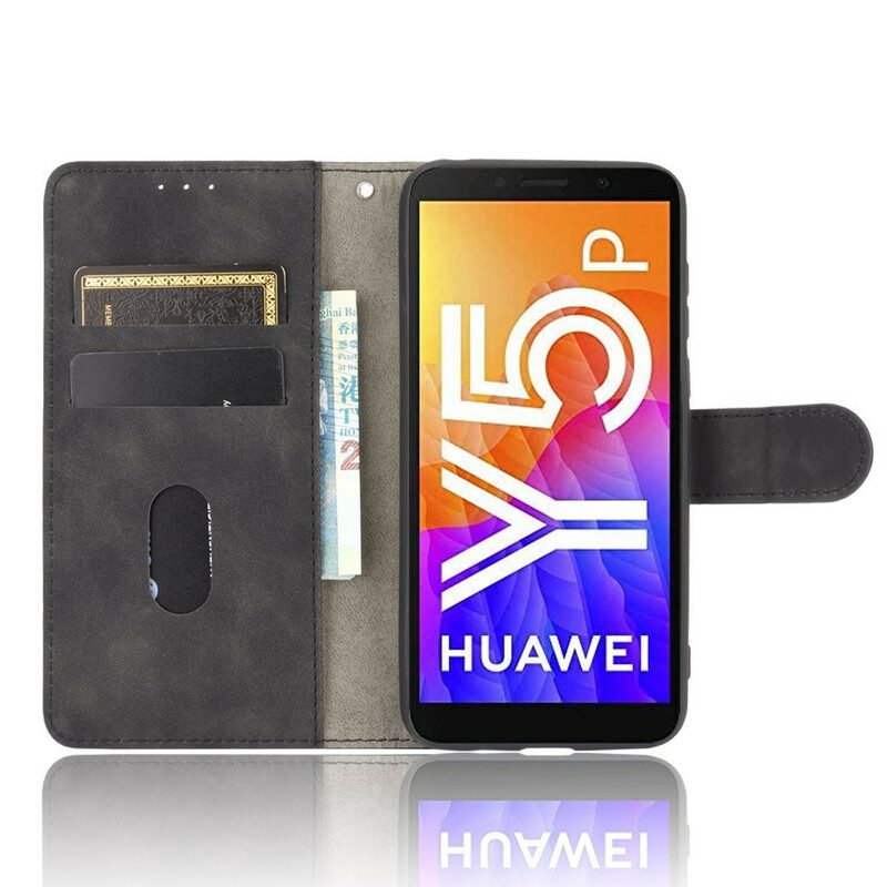 Folio-hoesje voor Huawei Y5p Leereffect In Zakelijke Stijl