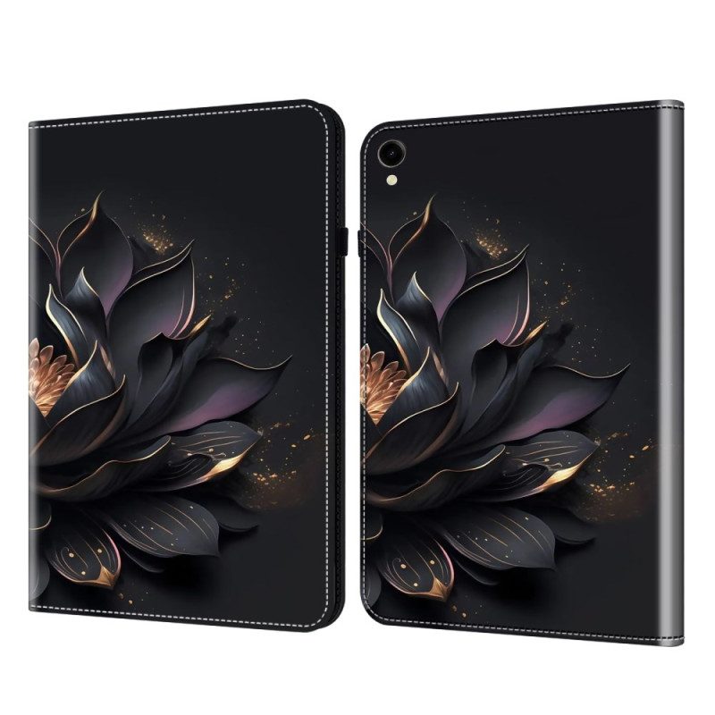 Cover Samsung Galaxy Tab S9 Fe Paarse Lotus