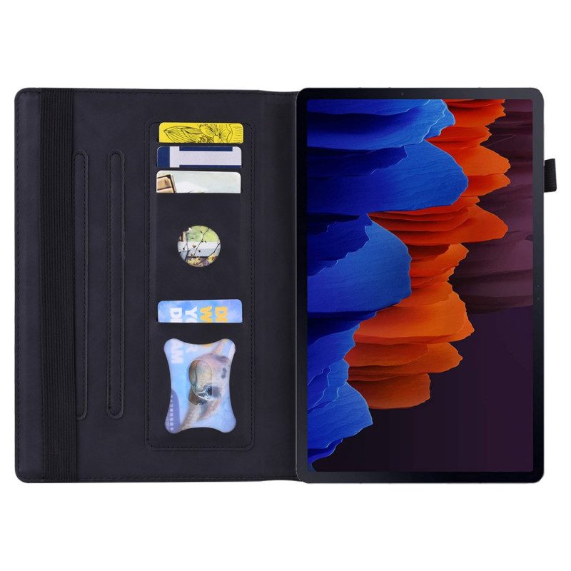 Cover Samsung Galaxy Tab S9 Fe Voorvak En Potloodhouder Bescherming Hoesje