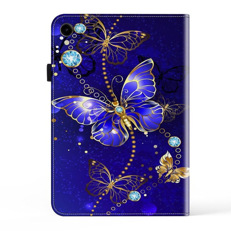 Hoesje Case Samsung Galaxy Tab S9 Fe Telefoonhoesje Diamantvlinders