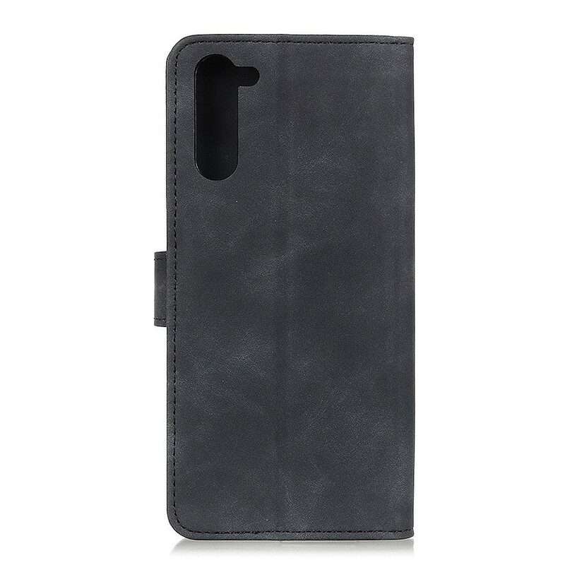 Flip Case voor OnePlus Nord Khazneh Vintage Leereffect