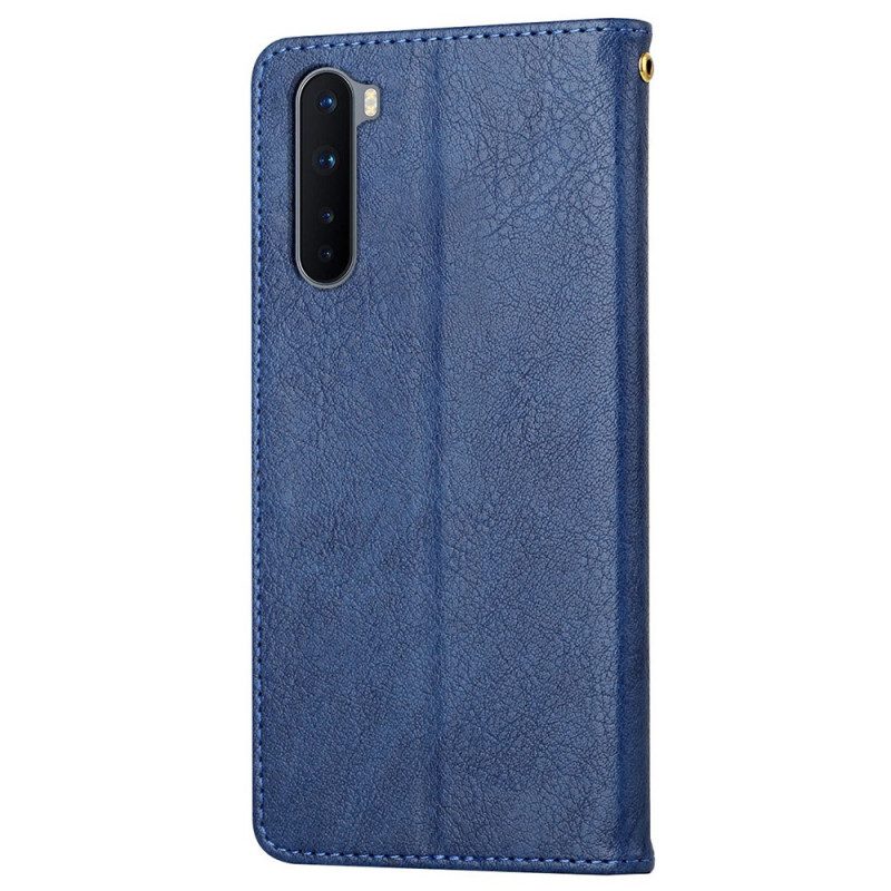 Flip Case voor OnePlus Nord Kunstleer Silhouet