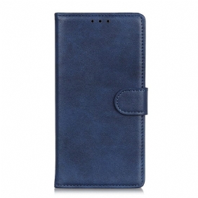 Flip Case voor OnePlus Nord Retro Mat Leereffect