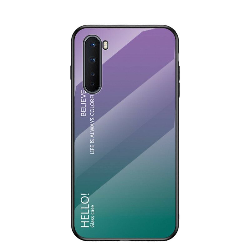 Hoesje voor OnePlus Nord Gehard Glas Hallo