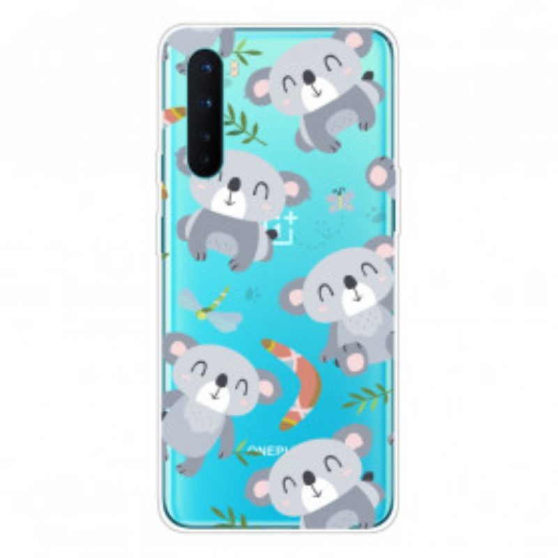 Hoesje voor OnePlus Nord Leuke Grijze Koala's