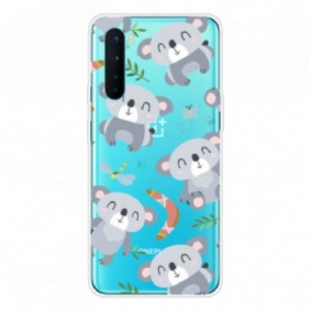 Hoesje voor OnePlus Nord Leuke Grijze Koala's