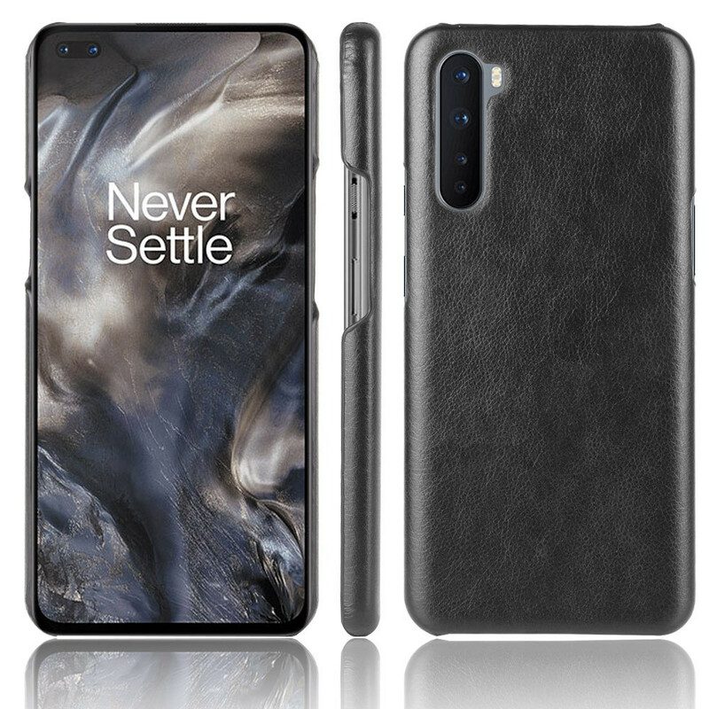 Hoesje voor OnePlus Nord Litchi Performance Leereffect