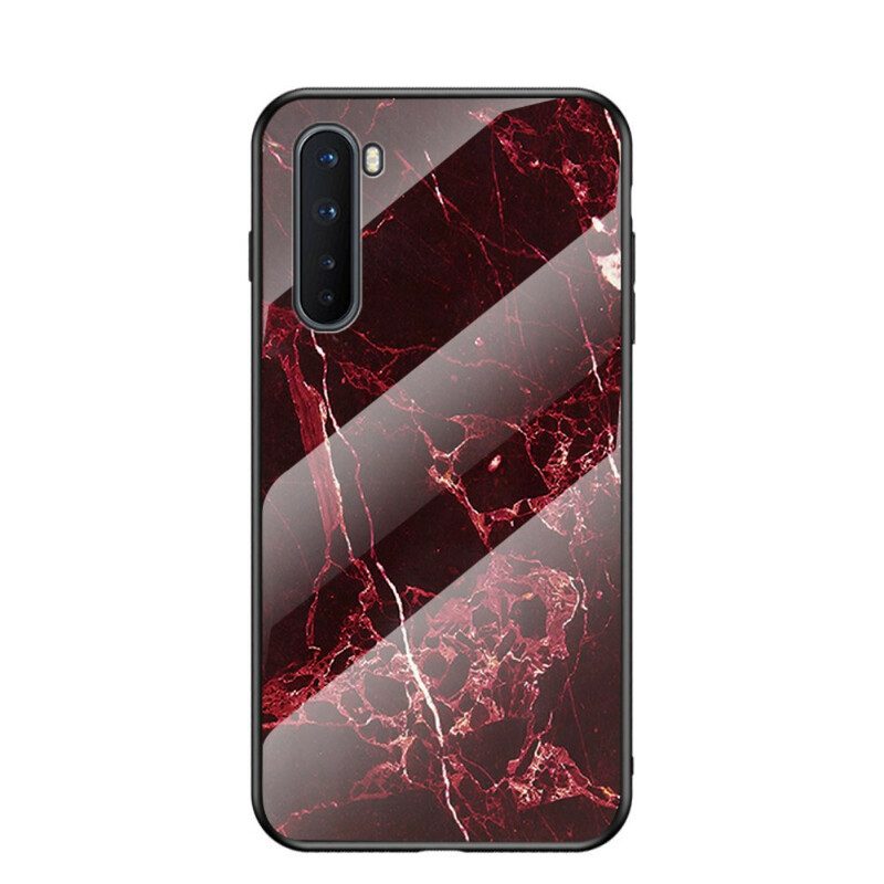 Hoesje voor OnePlus Nord Premium Kleuren Gehard Glas