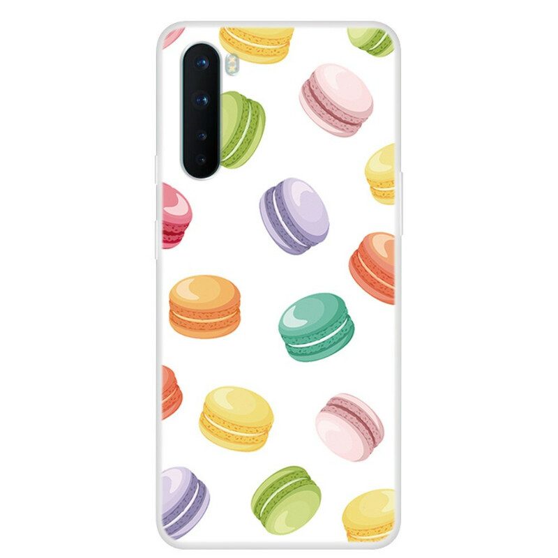 Hoesje voor OnePlus Nord Zoete Macarons