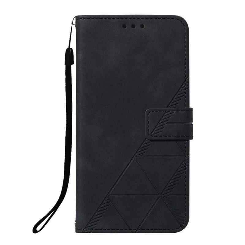 Leren Hoesje voor OnePlus Nord Piramide Leereffect