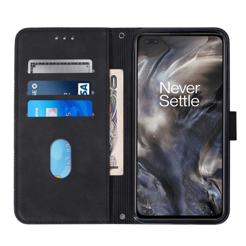 Leren Hoesje voor OnePlus Nord Piramide Leereffect