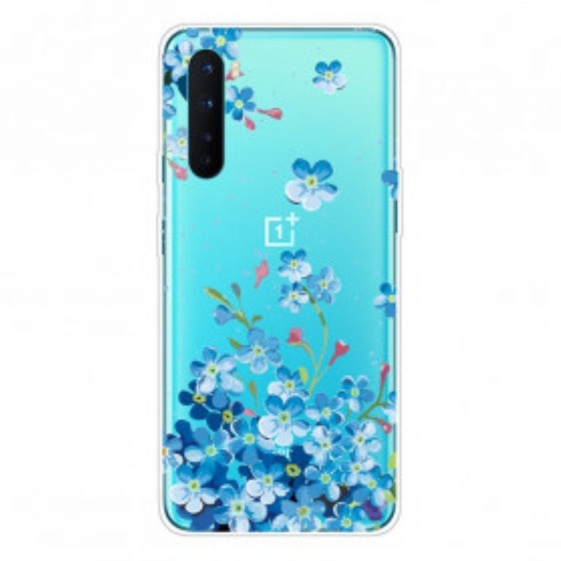 Telefoonhoesje voor OnePlus Nord Blauwe Bloemen