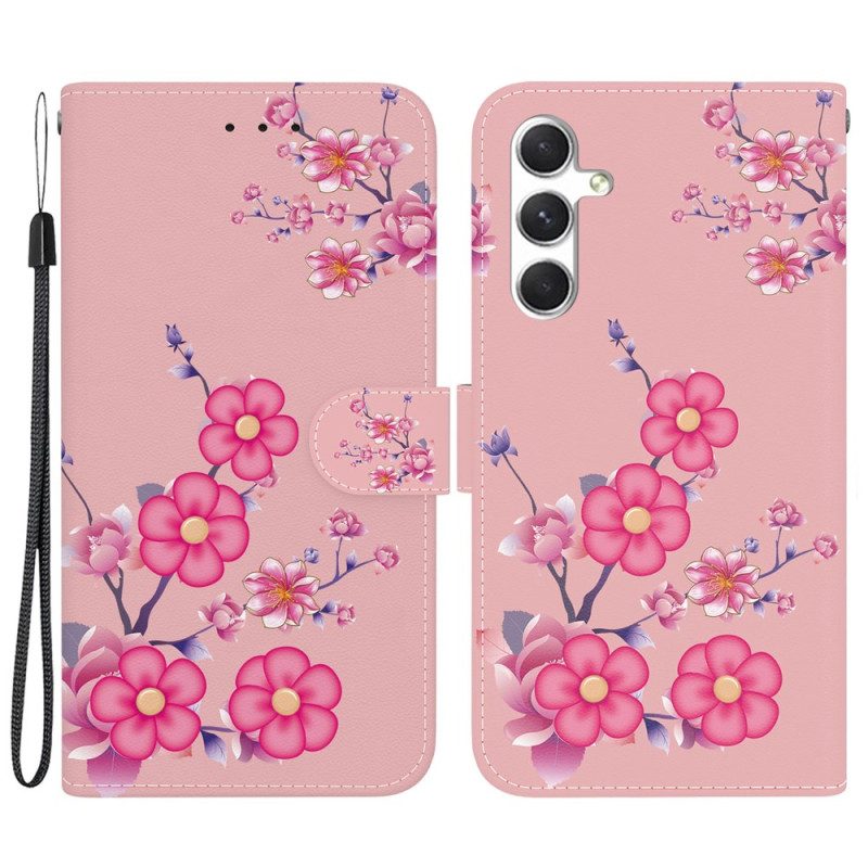 Bescherming Hoesje Samsung Galaxy S24 Plus 5g Sakura-band