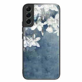 Case Hoesje Samsung Galaxy S24 Plus 5g Telefoonhoesje Magnolia's Gehard Glas