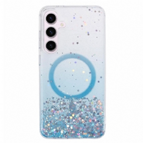 Case Hoesje Samsung Galaxy S24 Plus 5g Telefoonhoesje Magsafe-compatibele Glitters