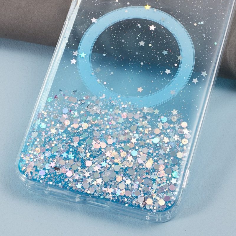 Case Hoesje Samsung Galaxy S24 Plus 5g Telefoonhoesje Magsafe-compatibele Glitters