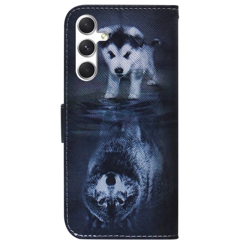 Folio-hoesje Samsung Galaxy S24 Plus 5g Puppydroom