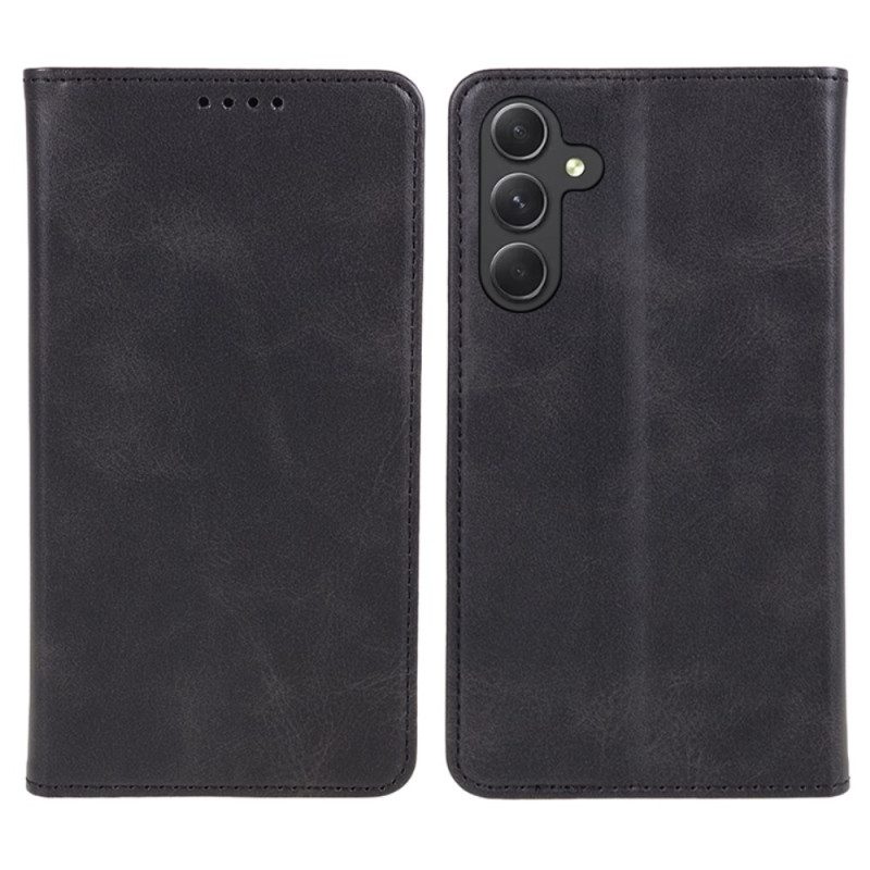 Folio-hoesje Voor Samsung Galaxy S24 Plus 5g Leerstijl