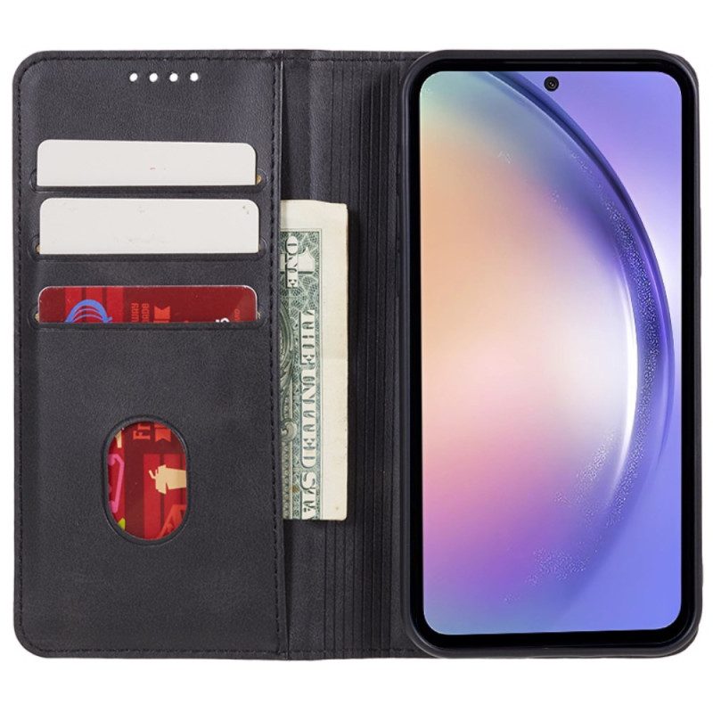 Folio-hoesje Voor Samsung Galaxy S24 Plus 5g Leerstijl