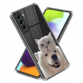 Hoesje Samsung Galaxy S24 Plus 5g Kat En Hond Bescherming Hoesje