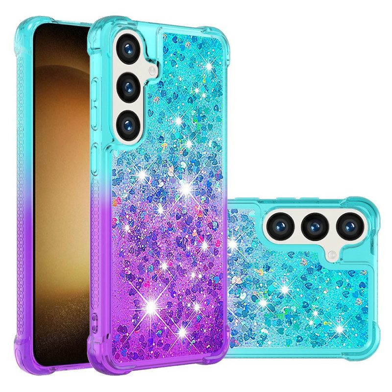 Hoesje Samsung Galaxy S24 Plus 5g Vloeibare Glitters