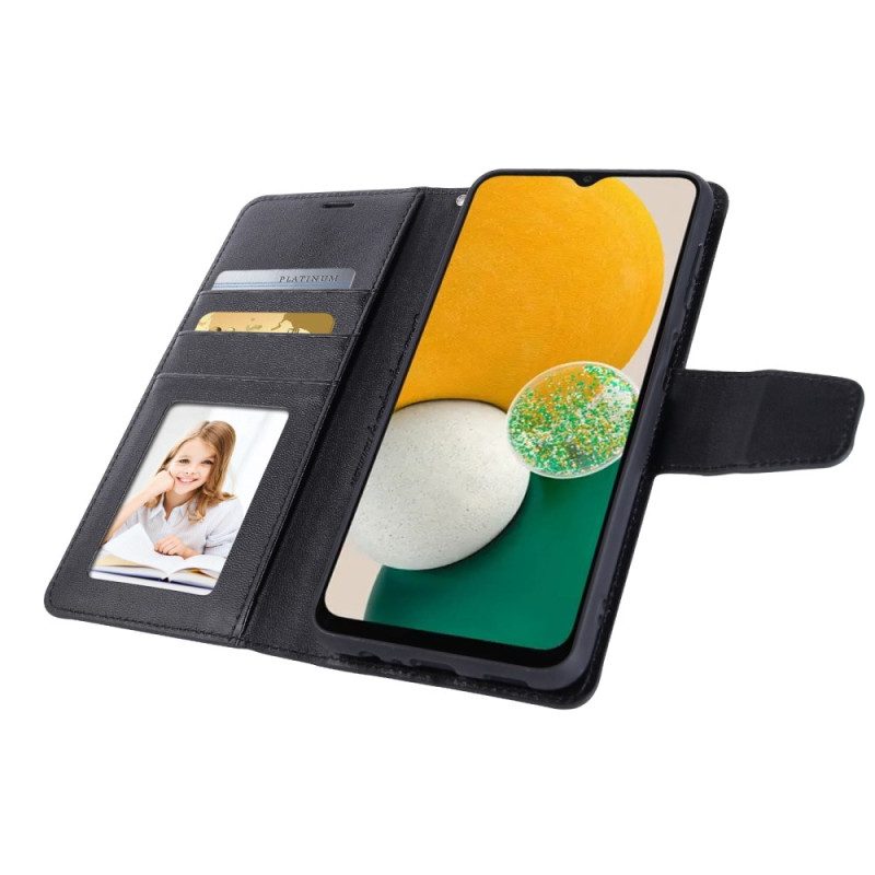 Leren Hoesje Samsung Galaxy S24 Plus 5g Molenserie Hanman Bescherming Hoesje