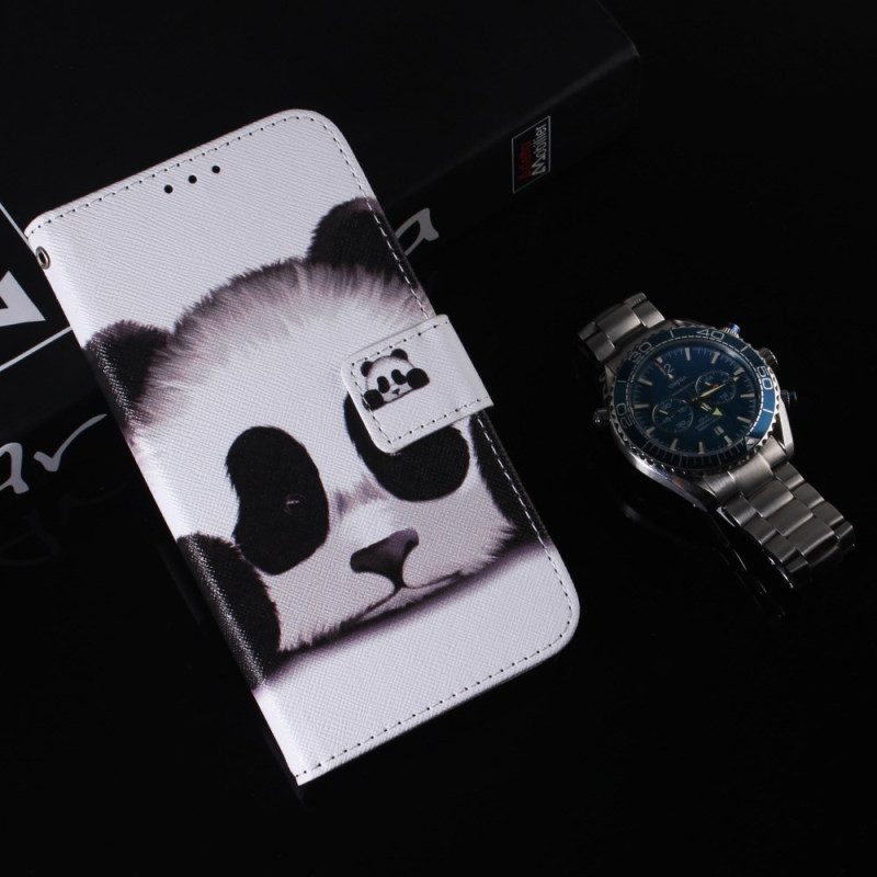 Leren Hoesje Samsung Galaxy S24 Plus 5g Panda