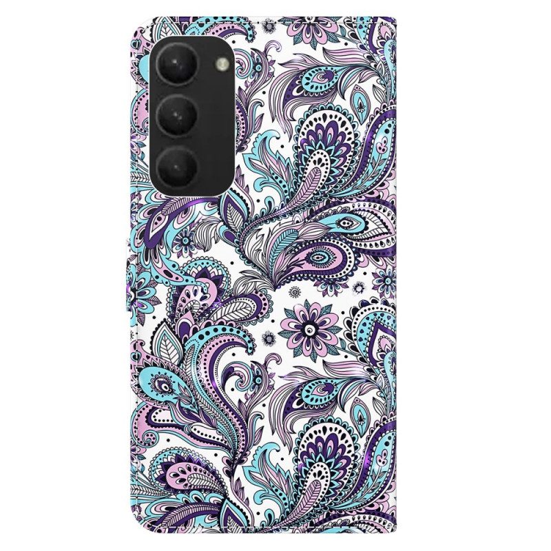 Leren Hoesje Samsung Galaxy S24 Plus 5g Strapless Impatiens