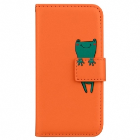 Leren Hoesje Voor Samsung Galaxy S24 Plus 5g Grappig Dier