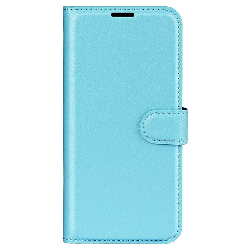 Leren Hoesje Voor Samsung Galaxy S24 Plus 5g Klassiek Litchi Kunstleer