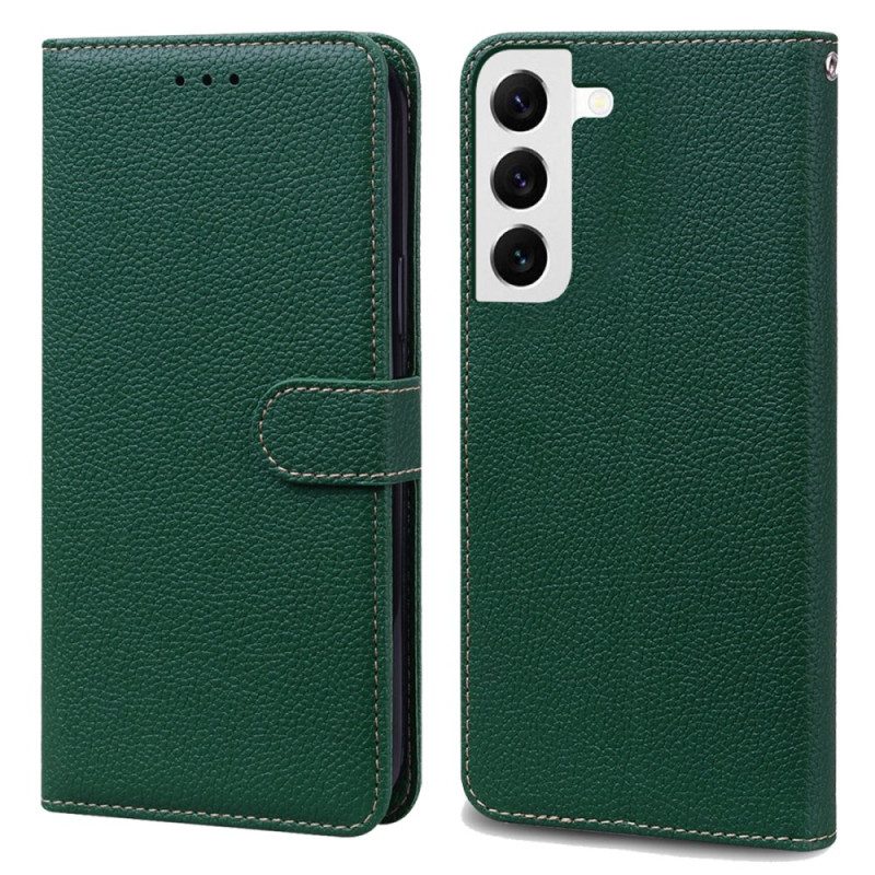 Leren Hoesje Voor Samsung Galaxy S24 Plus 5g Litchi-textuur