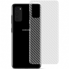 Achterfolie Voor Samsung Galaxy S20 Style Carbon Imak