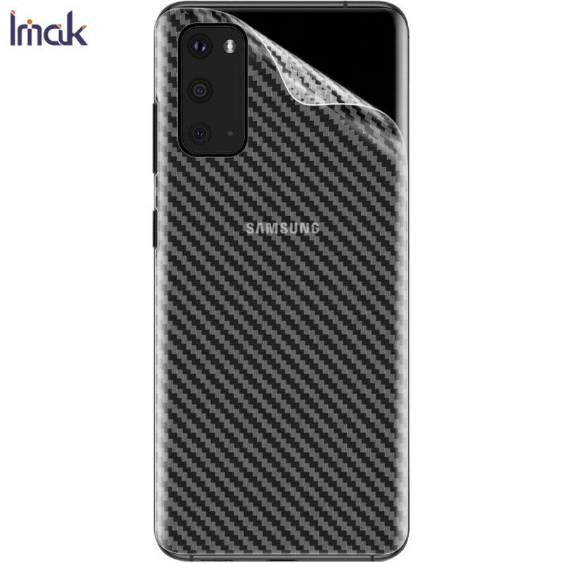 Achterfolie Voor Samsung Galaxy S20 Style Carbon Imak