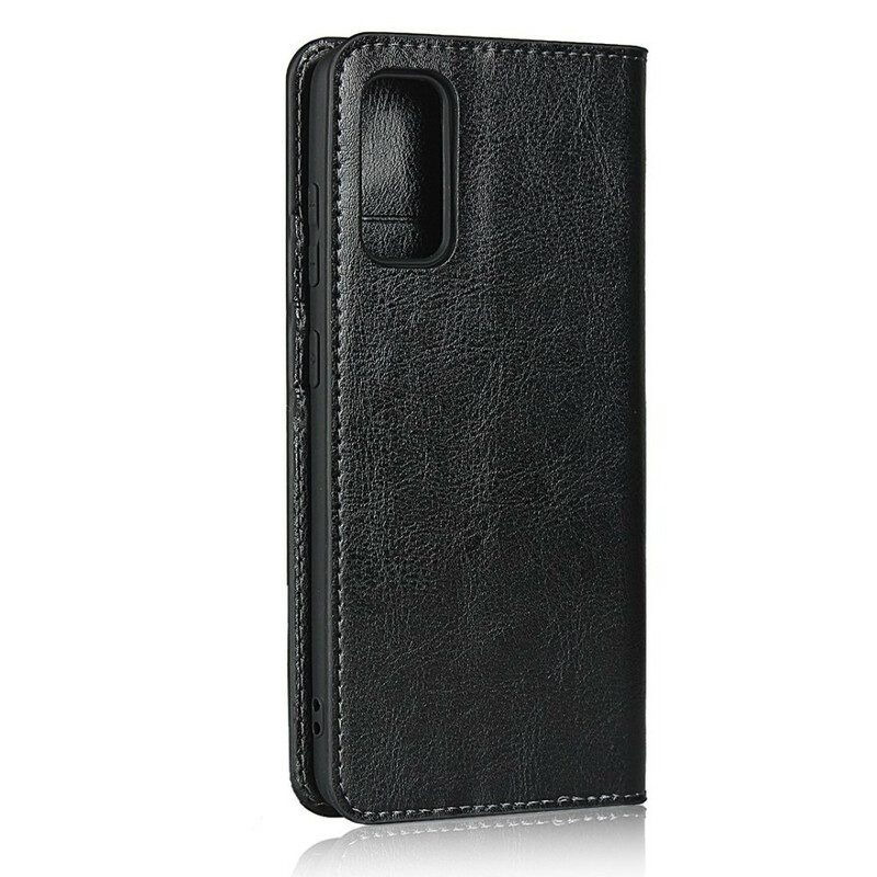 Bescherming Hoesje voor Samsung Galaxy S20 Folio-hoesje Echt Leer