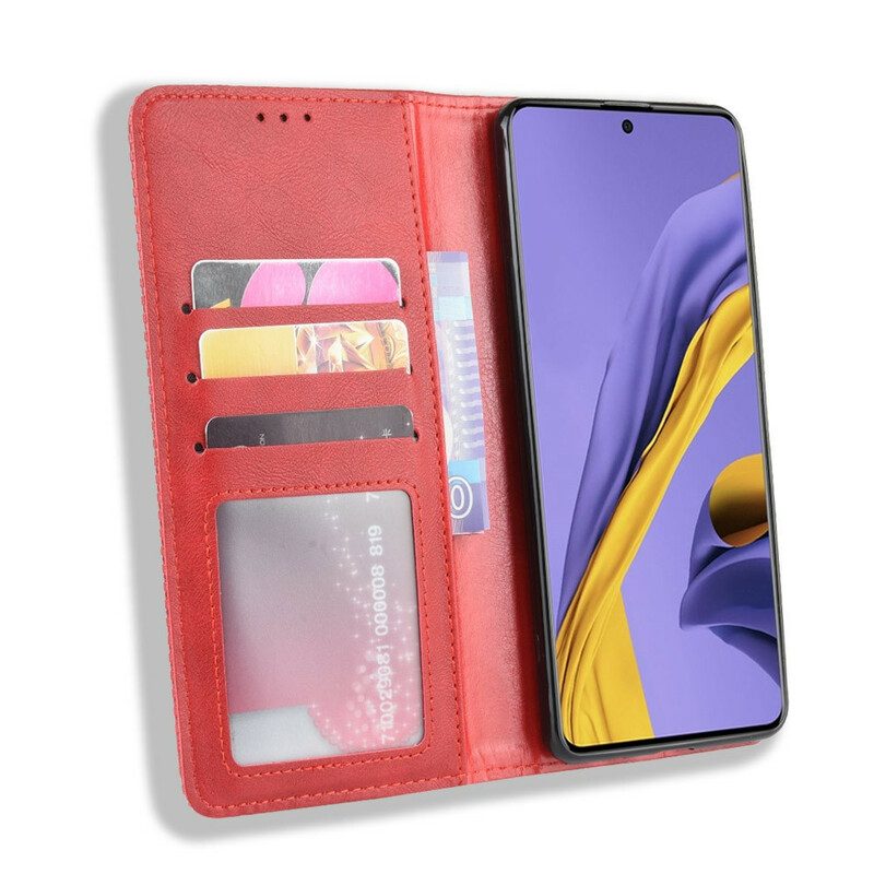 Bescherming Hoesje voor Samsung Galaxy S20 Folio-hoesje Gestileerd Vintage Leereffect