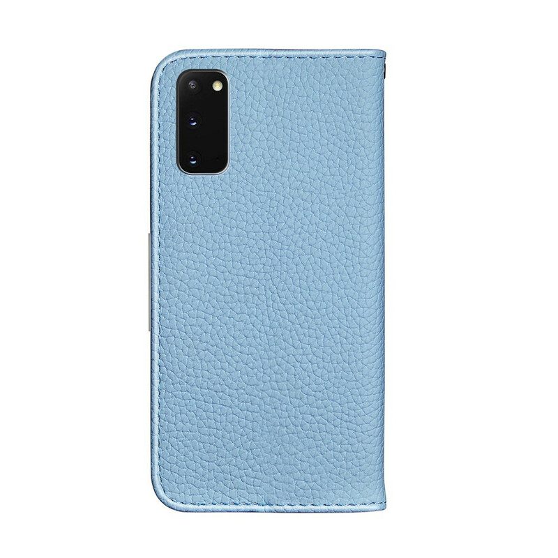 Bescherming Hoesje voor Samsung Galaxy S20 Folio-hoesje Imitatieleer Litchi Ultra Chic