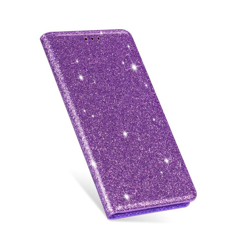 Bescherming Hoesje voor Samsung Galaxy S20 Folio-hoesje Paillettenstijl