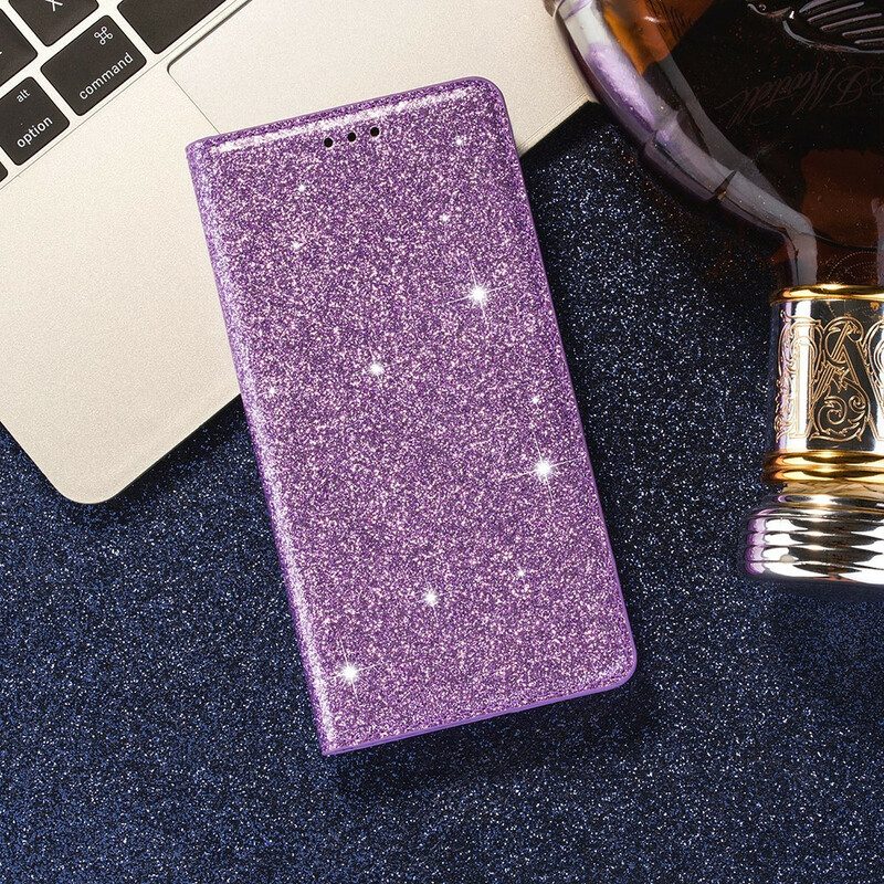 Bescherming Hoesje voor Samsung Galaxy S20 Folio-hoesje Paillettenstijl