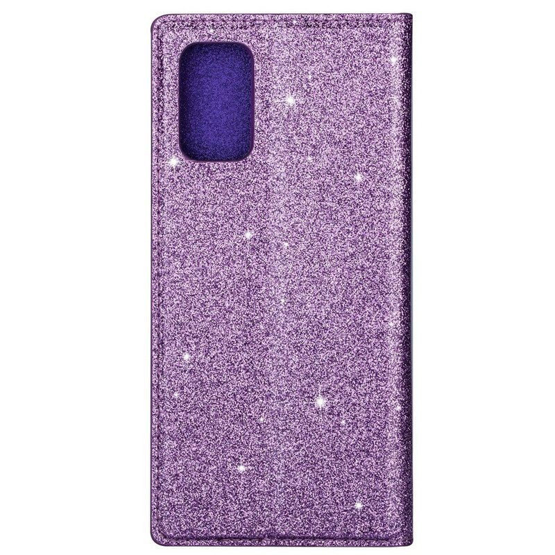 Bescherming Hoesje voor Samsung Galaxy S20 Folio-hoesje Paillettenstijl