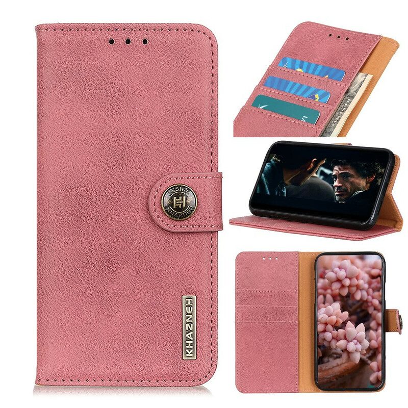 Flip Case voor Samsung Galaxy S20 Imitatieleer Khazneh