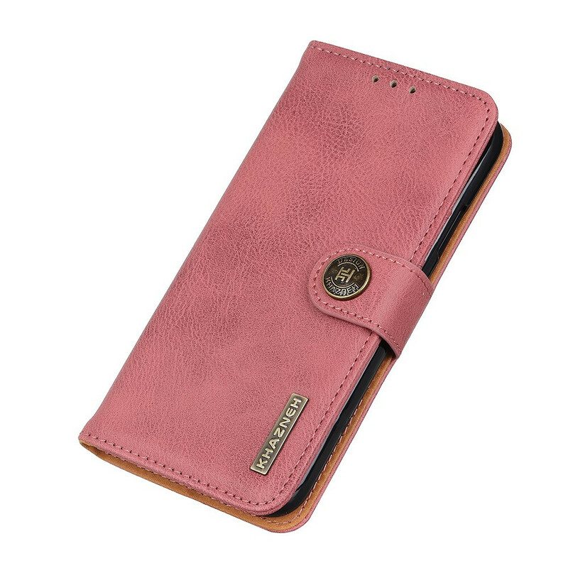 Flip Case voor Samsung Galaxy S20 Imitatieleer Khazneh