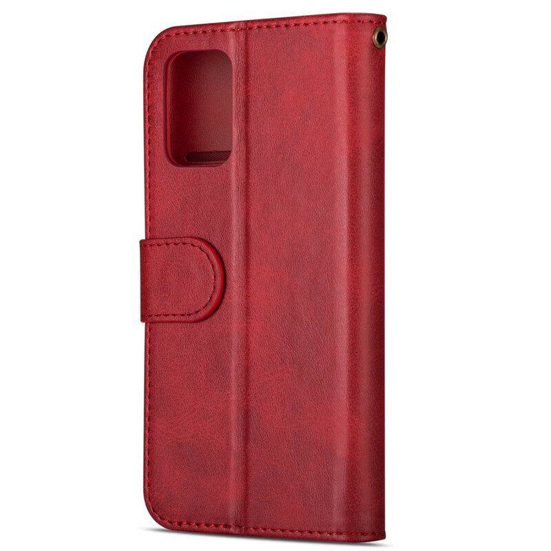 Flip Case voor Samsung Galaxy S20 Portemonnee Met Leereffect