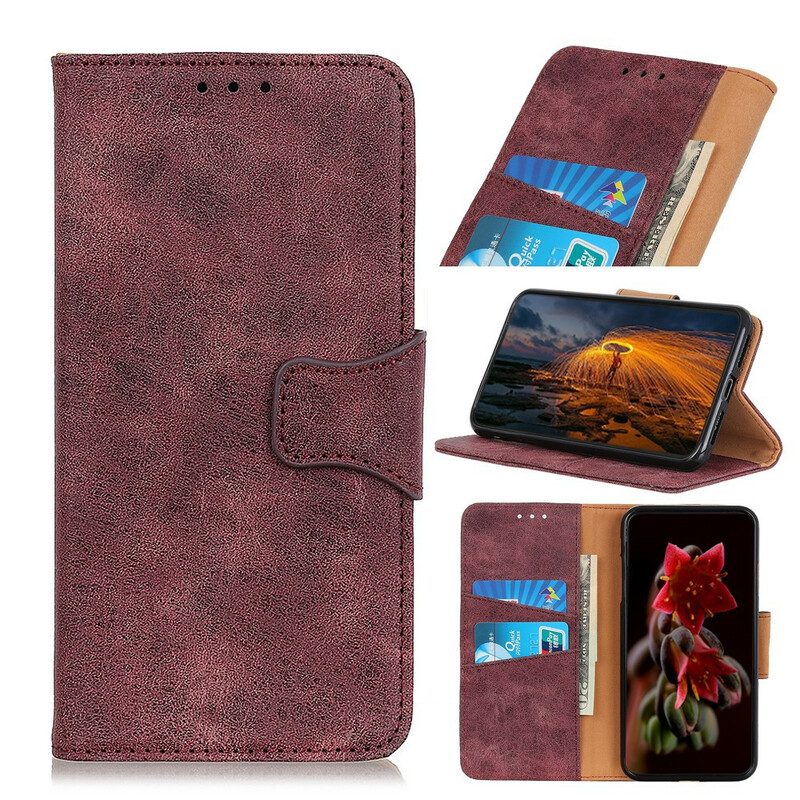 Folio-hoesje voor Samsung Galaxy S20 Flip Case Vintage Magnetische Klep