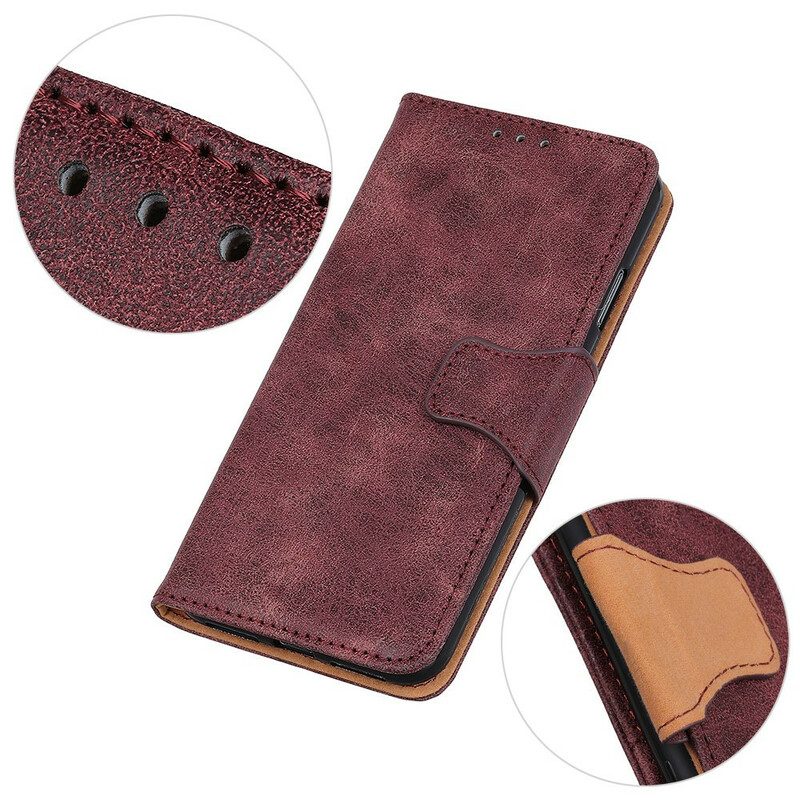 Folio-hoesje voor Samsung Galaxy S20 Flip Case Vintage Magnetische Klep