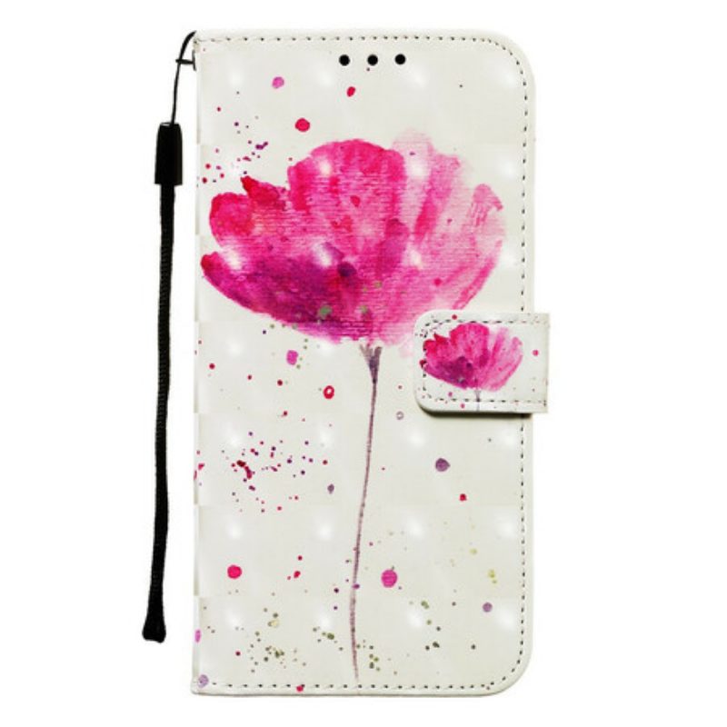 Hoesje Folio-hoesje voor Samsung Galaxy S20 Aquarel Papaver